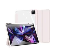 Funda híbrida versátil para iPad Pro 11 2022/2021/2020/2018, protección integral a prueba de golpes con carcasa trasera transparente y elegante