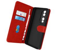 Funda Honor 70 Tarjetero Soporte Vídeo rojo