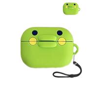 Funda Huawei FreeBuds 6 Auriculares yystao Funda de Silicona Suave Compatible con FreeBuds 6 con Correa para el Cuello a Prueba de Polvo a Prueba de Golpes y Duradero, Verde