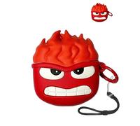 Funda Huawei FreeBuds 6 Auriculares yystao Funda de Silicona Suave Compatible con FreeBuds 6 con Correa para el Cuello a Prueba de Polvo a Prueba de Golpes y Duradero, Rojo