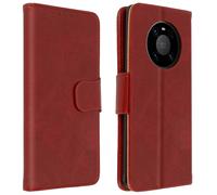 Funda Huawei Mate 40 Pro / Pro Plus Solapa Tarjetero Ultra-resistente - Rouge