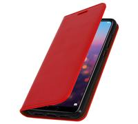 Funda Huawei P20 Pro de cuero billetera Función soporte - Roja