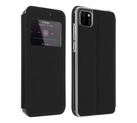 Funda Huawei Y5p Cartera con Ventana F. Soporte - Negro