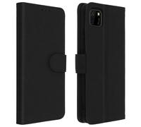 Funda Huawei Y5p Libro Billetera F. Soporte - Negro