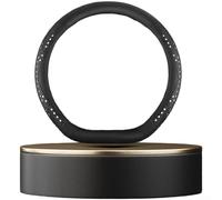 Funda hueca de doble capa para volante con agarre antideslizante de puntos 3D y perfil delgado para volantes de 38 cm de diámetro, adecuada para la mayoría de vehículos (H)