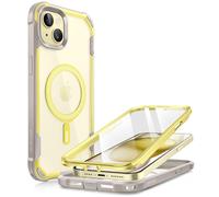 Funda i-Blason Ares Mag para iPhone 15 Plus [6,7 pulgadas] [Compatible con MagSafe] Carcasa transparente resistente, antideslizante, de doble cap