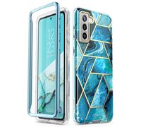 Funda i-Blason Cosmo Series para Samsung Galaxy S21 5G, funda protectora elegante y delgada sin protector de pantalla incorporado (oc?ano)
