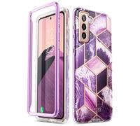 Funda i-Blason para Samsung Galaxy S21 5G Dise?o con purpurina a prueba de golpes y antiara?azos