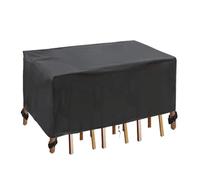 Funda impermeable 420D for muebles de patio, resistente al agua, rectangular, for jardín, lluvia, nieve, exterior, for sofá, mesa, silla, resistente al viento y a los rayos UV.(100x100x85cm)