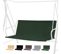 Funda impermeable 600D para silla de columpio, funda de asiento de repuesto para 2 sillas mecedoras de 3 plazas, protector verde de 62 x 20 x 20 pulgadas