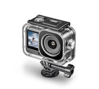 Funda impermeable antivaho para DJI-Osmo Action 6 - Carcasa subacuática transparente con puerto de lente de vidrio templado - Clasificación de profundidad de 60 m/180 pies - Adecuado para buceo