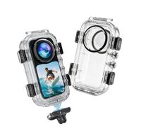 Funda impermeable de 60 m para cámara Insta360 X6, carcasa subacuática, funda protectora impermeable con interfaz de liberación rápida para accesorios Insta360 X6