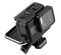Funda impermeable de acrílico con tapa trasera táctil para cámara GoPro Hero5/6/7, color negro.