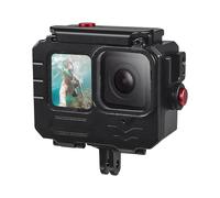 Funda Impermeable de aleación de Aluminio de 80 m para Go Pro Hero13/Hero12/Hero11/Hero10/Hero9 Negra, Carcasa Protectora de Buceo Submarino para cámara de acción Go Pro Hero 13 con Accesorios de