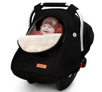 Funda impermeable de invierno para asiento de coche, funda de asiento de coche para bebés, cubierta de asiento de coche infantil para niños y niñas, toldo de asiento de coche resistente al viento para