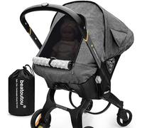 Funda impermeable de invierno para asiento de coche para bebé, compatible con asiento de automóvil y cochecito Doona, toldo patentado resistente al viento para niños y niñas, mantiene a los bebés