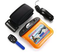 Funda Impermeable De Llave Coche para Natación - Funda para Llaves, Llavero, Dinero MP3. Brazalete Ajustable Y Cordón para Cuello Brazo Muñeca O Tobillo para Nadar Surfear Y Correr. IPX8.