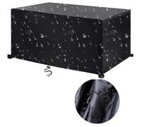 Funda impermeable de piel para exteriores, 360 x 240 x 85 cm, protege los muebles de patio de la lluvia y el polvo, ideal para sofá, mesa, silla, duradera y resistente a la intemperie.