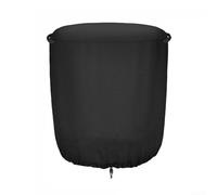 Funda impermeable de tela Oxford para hogueras redondas, diseñada para soportar la exposición a la lluvia y al sol, con bordes sellados y correas ajustables para una mayor resistencia al viento (210D)