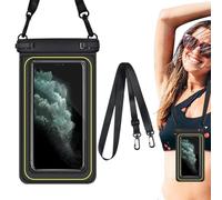 Funda Impermeable Del Teléfono Móvil - Bolsa Seca Flotante Para Teléfonos Inteligentes | Diseño Robusto Con Pantalla Táctil Clara Y Protección Completa Del Agua | Práctico Nadador Y Kayak De Cáscaras