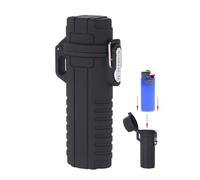 Funda impermeable EDC para encendedores regulares BIC, bolsa de sellado para senderismo, camping, viajes (negro)