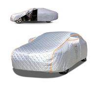 Funda Impermeable for Coche for Opel Astra G Cabrio (2001-2005), for antigranizo con Forro de algodón, Gruesa for for Exteriores(Argento,per Milan (2006-2010))