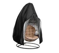 Funda impermeable for silla columpio con cuerda de tracción en la parte inferior, adecuada for la mayoría de las sillas columpio individuales tipo huevo colgantes.(115x190CM)