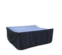 Funda impermeable for silla de varios tamaños, a prueba polvo, for muebles, mesa ratán, cubo, sofá, jardín, patio, protectora(Black,200x160x70cm)