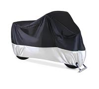 Funda Impermeable Motocicleta Funda Motocicleta Protector UV Exterior A Prueba Polvo para Royal Enfield para Balas para Meteor para Classic 350 500(Plata,3XL para 220cm)