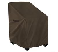 Funda impermeable para andadores para personas mayores, se adapta a caminantes plegables de 66 cm, 72 cm, 90 cm, tela Oxford con ajustes de hebilla y bolsa de transporte (420D-café)