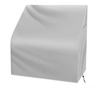 Funda impermeable para asiento de barco pontón para silla de capitán y consola giratoria, color gris, gran protección de grado marino para exteriores contra la lluvia y el polvo UV