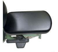 Funda impermeable para asiento de bicicleta eléctrica, de piel sintética, para respaldo delantero y trasero, color negro, 21 x 10 cm (B)
