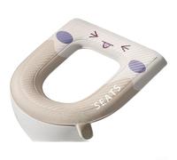 Funda impermeable para asiento de inodoro para uso diario, fabricada con EVA flexible con resistencia al desgaste y a la suciedad (C)