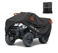 Funda Impermeable para ATV para Deportista Grizzly con Correas Reflectantes Storge Negro 82x47x45 Pulgadas (XL)