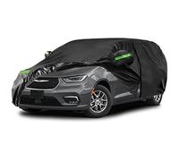 Funda Impermeable para Auto de Repuesto para Chrysler Town & Country Minivan 2008-2016, 210T para Todo Tipo de Clima, con Puerta de Cremallera para protección contra Nieve, Lluvia, Polvo, Granizo