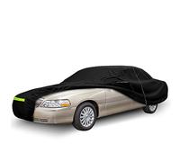 Funda Impermeable para automóvil Lincoln Town 1998-2011, Fundas clásicas Antiguas con Puerta de Cremallera para protección contra la Nieve, Lluvia, Sol y Polvo (L FN145 Executive, Signature Limited,