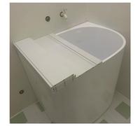 Funda impermeable para bañera, bandeja de baño plegable de 70 x 60 cm, alfombrilla de 1,2 cm de grosor para spa y lectura, estante de bañera, versátil tabla de baño