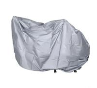 Funda impermeable para bicicleta al aire libre, lluvia, polvo, protección UV, poliéster resistente, para 2 bicicletas, bicicletas eléctricas y motocicletas con diseño para cobertizo de jardín o