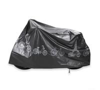 Funda impermeable para bicicleta eléctrica y motocicleta, construcción de poliéster para protección contra el sol, la lluvia y el polvo (230 g, negro)