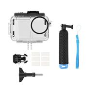 Funda impermeable para buceo submarino de 60 m, compatible con DJl OSMOs Action 5 Pro/4/3, con kit de accesorios de montaje de mango para selfie de cámara