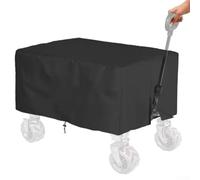 Funda impermeable para carrito de mano para carros de jardín y camping con cordón resistente al viento, diseño de cobertura completa y asas reforzadas para un uso fácil (137 x 56 x 61 cm)