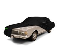 Funda Impermeable para Coche Compatible con Chevrolet Monte Carlo LS/SS 1978-1988, 210T, para Todo Tipo de Clima, con Puerta de Cremallera y Cerradura para protección contra la Lluvia y Nieve