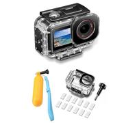 Funda impermeable para DJI Osmo Action5, compatible con DJI Action5Pro/4/3, funda impermeable con interfaz magnética de liberación rápida, carcasa protectora de buceo subacuático con accesorios de