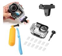Funda impermeable para DJI Osmo Action5, compatible con DJI Action5Pro/4/3, funda impermeable con interfaz magnética de liberación rápida, carcasa protectora de buceo subacuático con accesorios de