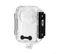 Funda impermeable para DJI para Osmo 360-45M Carcasa protectora de buceo con lente óptica- Carcasa transparente a prueba de golpes para accesorios de cámara de acción subacuática - Transparente