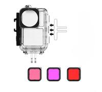 Funda impermeable para DJI para OSMO Action 5Pro con clasificación de profundidad de 45 m y tres filtros de color para uso bajo el agua, proporciona accesibilidad completa al botón