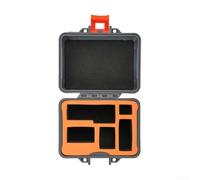 Funda impermeable para DJI para osmo para nano, caja de almacenamiento ABS resistente a los golpes con cierre, estuche compacto para accesorios de cámara al aire libre, gris