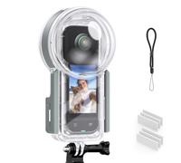 Funda Impermeable para Insta 360 X5, 50 m/165 pies, Carcasa de Buceo Invisible subacuática, Costuras de 360°, Carcasa Protectora para esnórquel, Buceo, Surf, Deportes acuáticos
