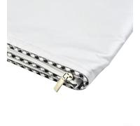 Funda impermeable para lavadora, tela Oxford plateada para lavadoras de carga frontal, para uso en exteriores (L)