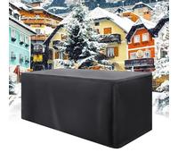 Funda impermeable para mesa de jardín, protector de muebles de exterior, resistente a los rayos UV, protección de invierno para mesa de patio, tela Oxford, funda de jardín
